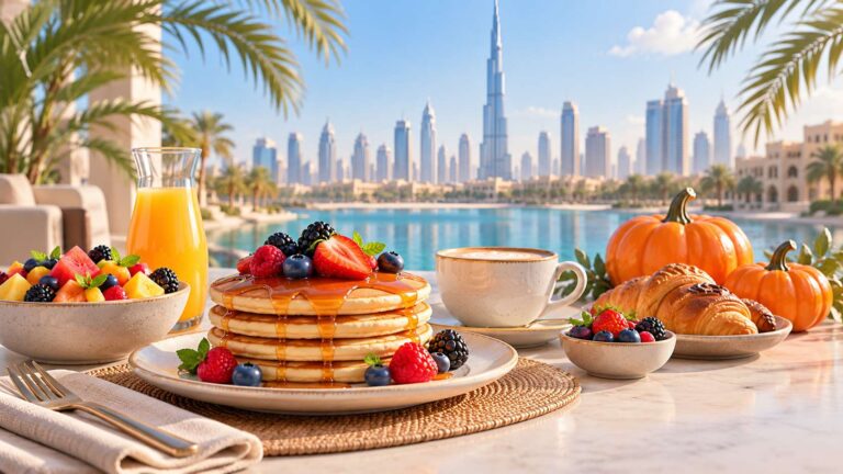 AI-generated editorial illustration for Arabian Ranches Golf Club to Host Halloween Family Brunch on 31 October 2026